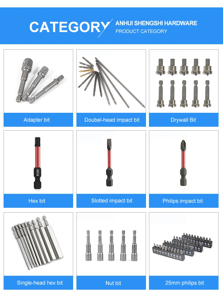 Security Set Tamper Proof Screwdriver Drill Screw Driver Bits Torx Flat Head 1/4&quot; Hex Driver Bits